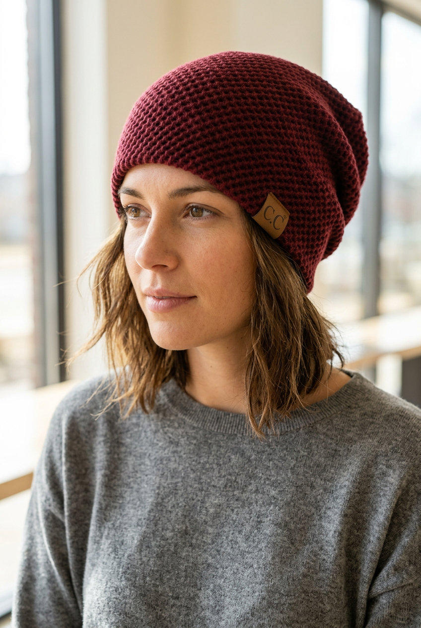 C.C Waffle Beanies