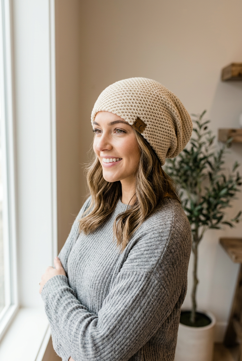 C.C Waffle Beanies