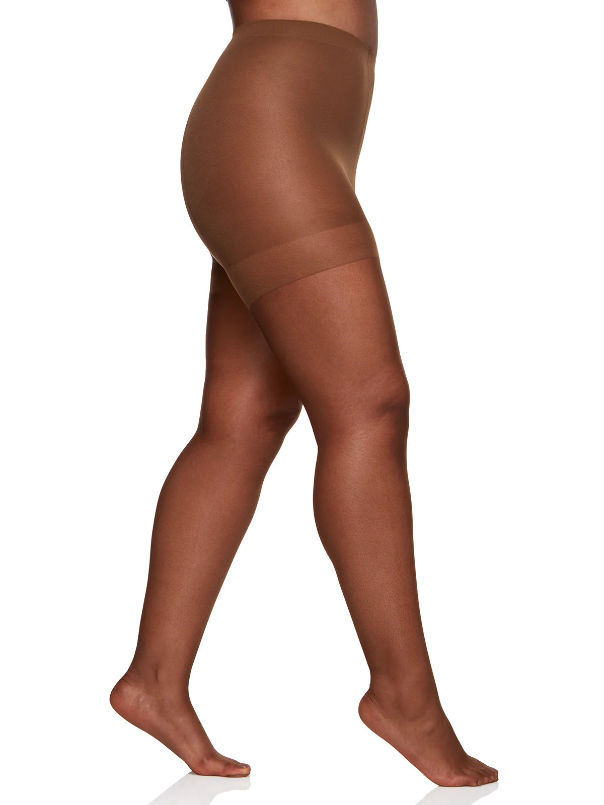 BERKSHIRE QUEEN ULTRA SHEER CONTROL TOP PANTYHOSE WITH SANDALFOOT TOE - 4411