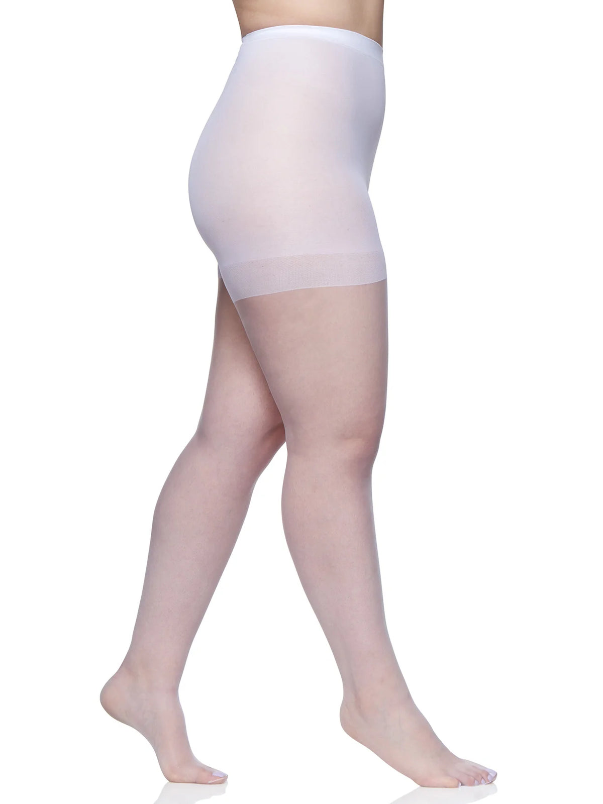 BERKSHIRE QUEEN ULTRA SHEER CONTROL TOP PANTYHOSE WITH SANDALFOOT TOE - 4411