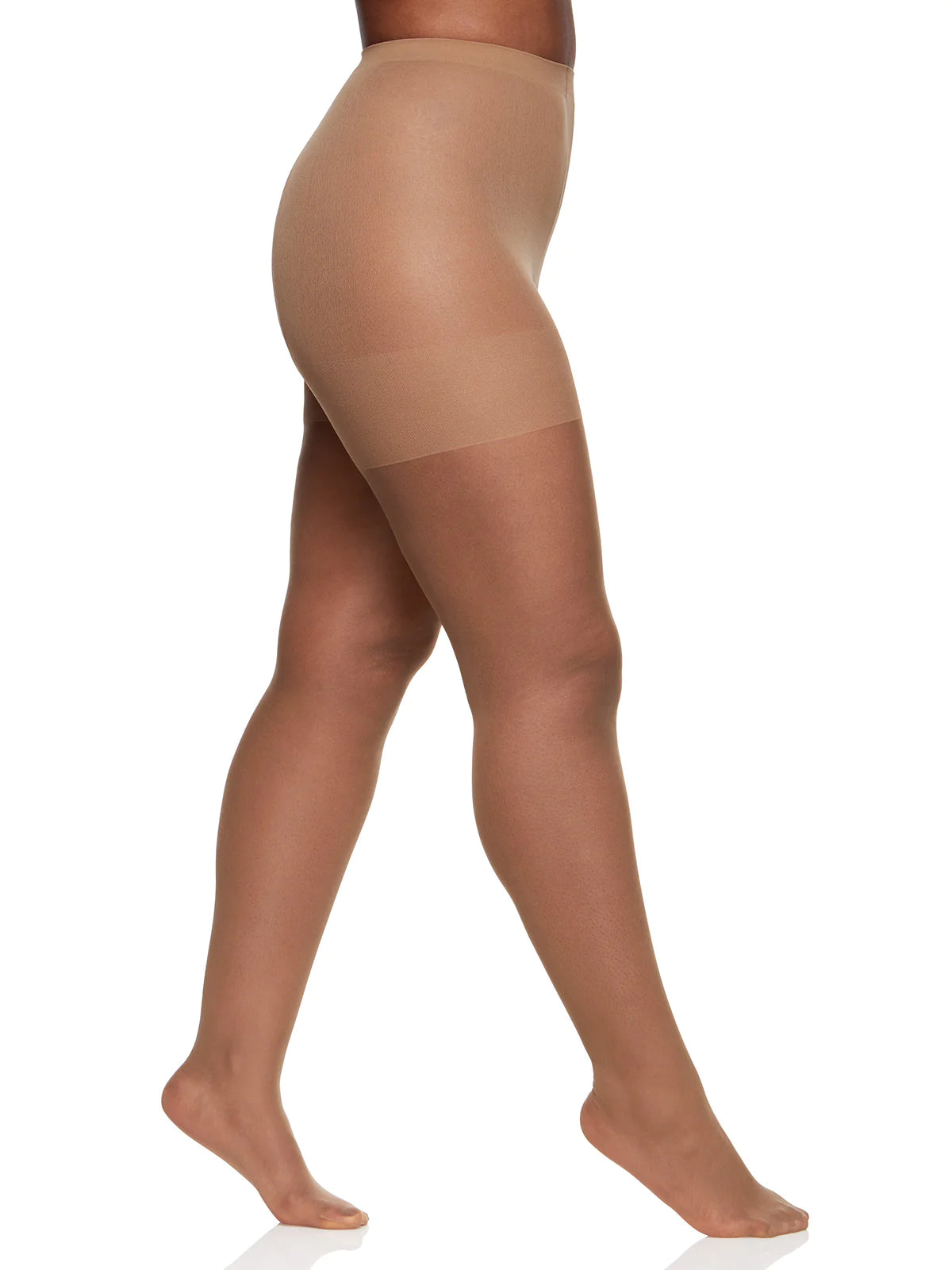 BERKSHIRE QUEEN ALL DAY SHEERS NON-CONTROL TOP PANTYHOSE WITH SANDALFOOT TOE - 4416