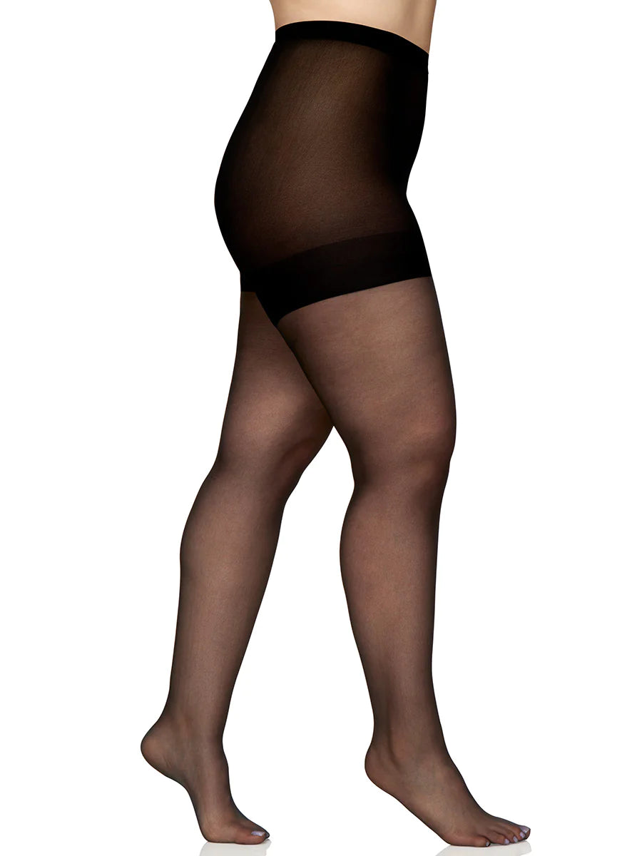 BERKSHIRE QUEEN ALL DAY SHEERS NON-CONTROL TOP PANTYHOSE WITH SANDALFOOT TOE - 4416