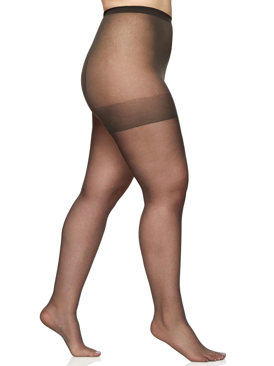 BERKSHIRE QUEEN ALL DAY SHEERS NON-CONTROL TOP PANTYHOSE WITH SANDALFOOT TOE - 4416