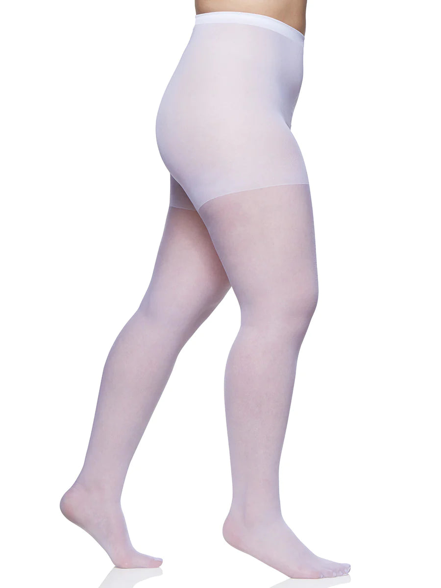 BERKSHIRE QUEEN SILKY SHEER SUPPORT PANTYHOSE WITH SANDALFOOT TOE - 4417