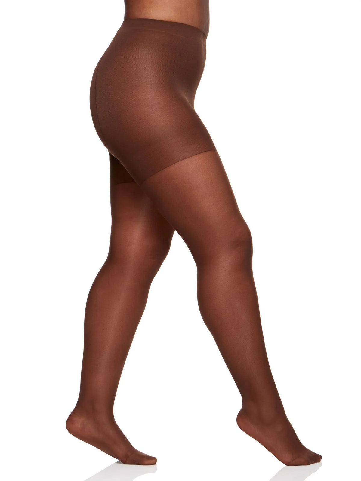 BERKSHIRE QUEEN SILKY SHEER EXTRA WEAR CONTROL TOP PANTYHOSE WITH REINFORCED TOE - 4489