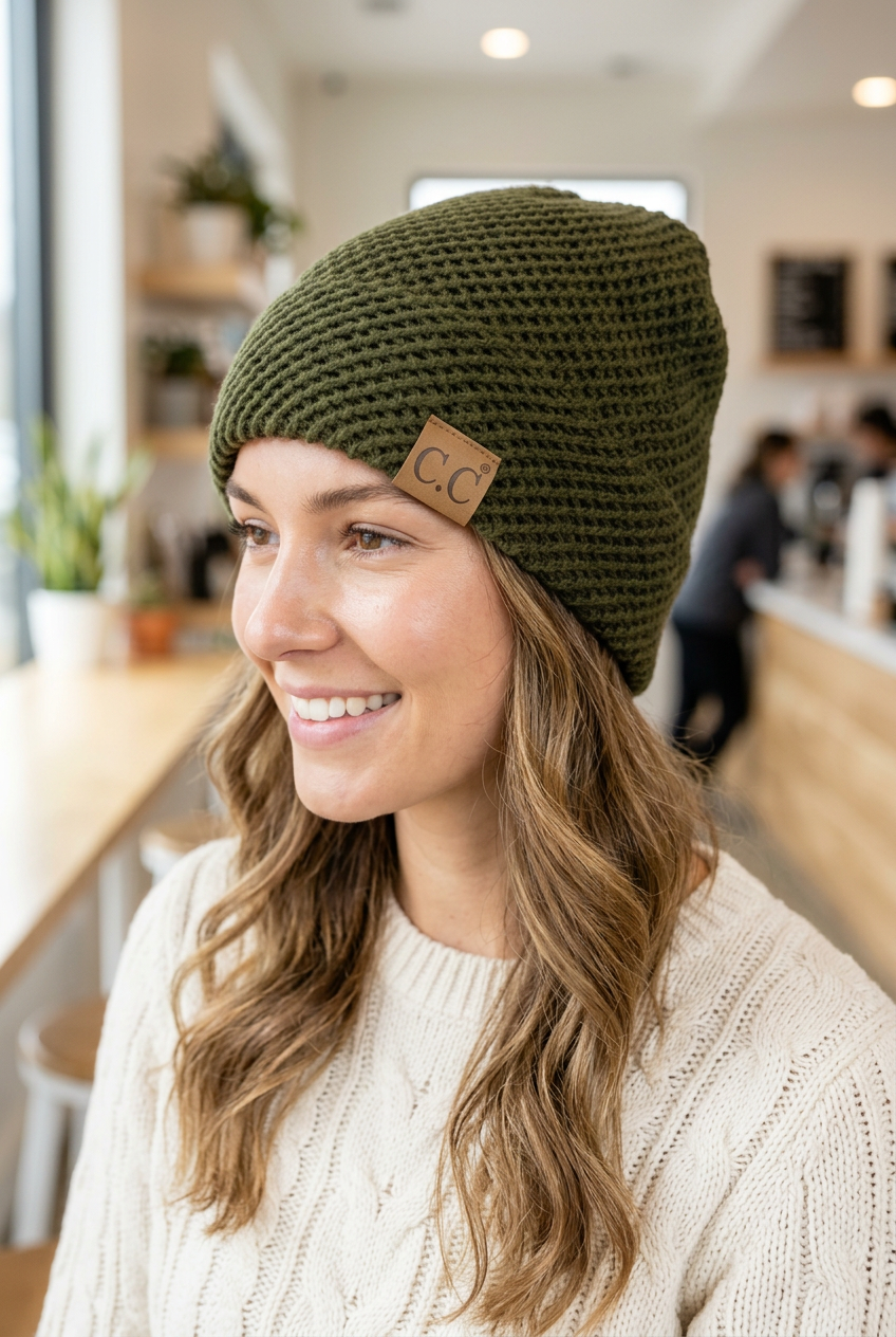 C.C Waffle Beanies