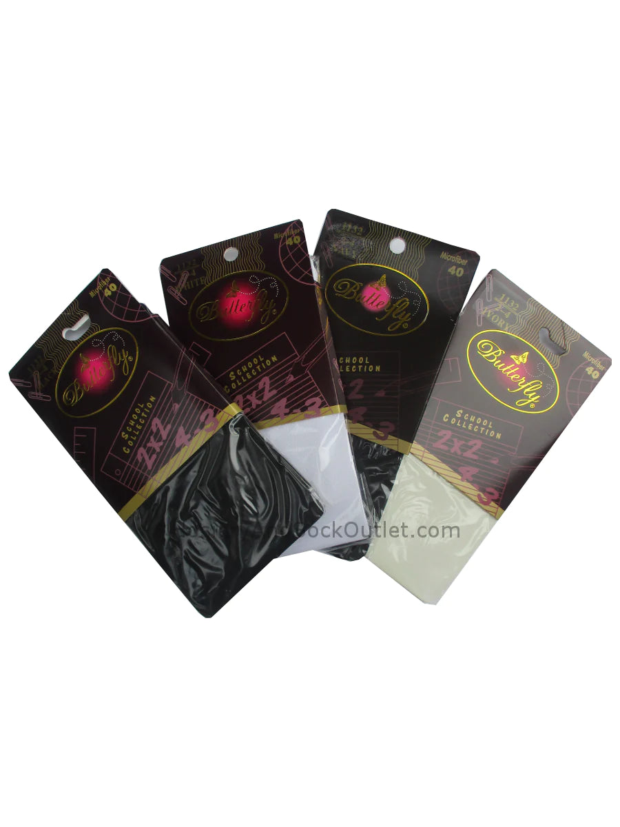BUTTERFLY SCHOOL COLLECTION MICROFIBER OPAQUE TIGHTS 1132 FOR GIRLS