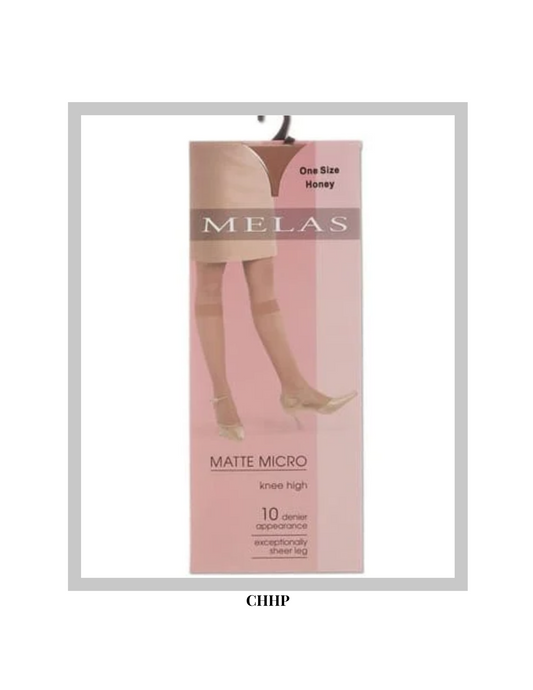 Melas AS-317 10 denier Knee Hi Matte Micro