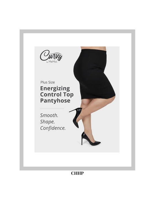 Memoi MM 2240 20 Denier Energizing Light Support Control Top Pantyhose MM 2240